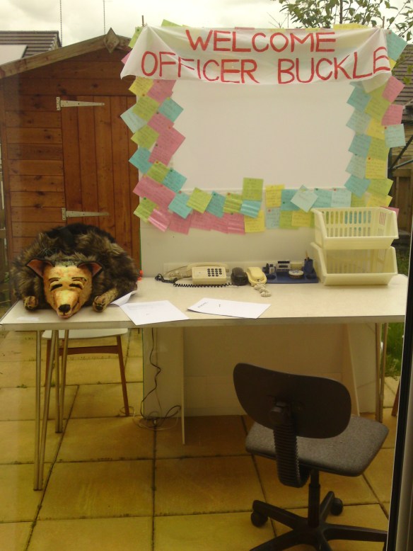 It's tiring stuff this Police work!